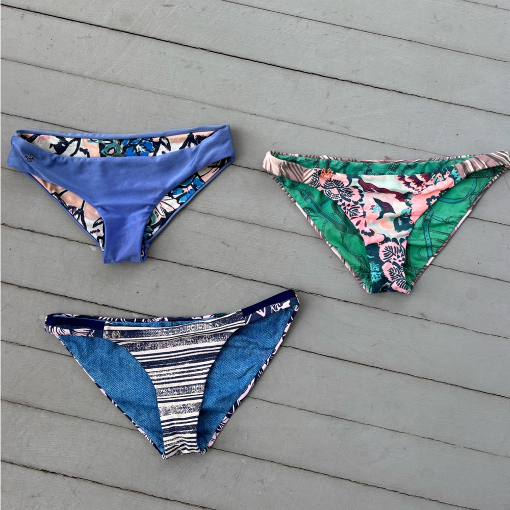 Maaji Multicolor Bikini Bottoms Set of 3
